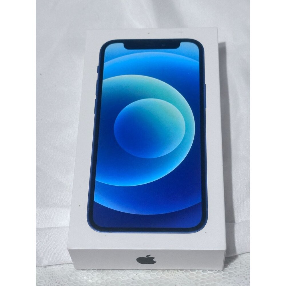 Apple IPhone Empty Boxes White 12 Mini blue 64G Model A2176 Storage Replacement